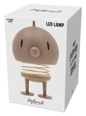 Hoptimist LED-Dekoleuchte "Bumble" in Hellbraun - (B)10 x (H)15 x (T)10 cm