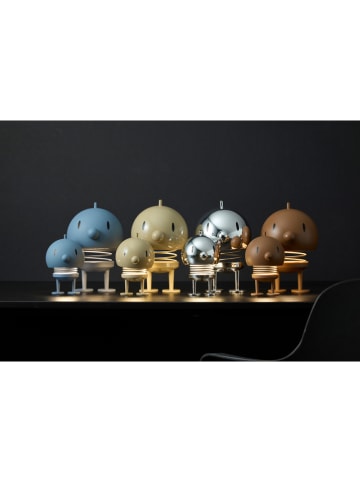 Hoptimist Dekoracyjna lampa LED "Bumble" w kolorze brązowym - 15 x 23 x 15 cm