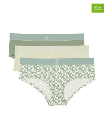 Marc O´Polo Bodywear Pełne figi (3 pary) w kolorze zielono-jasnozielonym