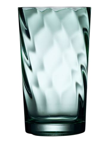 Lyngby Glas 4-delige set: glazen "Vienna" groen - 450 ml