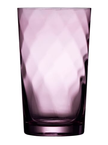 Lyngby Glas 4-delige set: glazen "Vienna" paars - 450 ml
