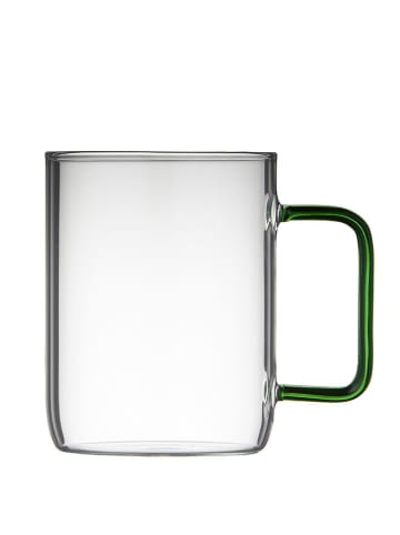 Lyngby Glas 2er-Set: Becher "Torino" in Grün - 400 ml