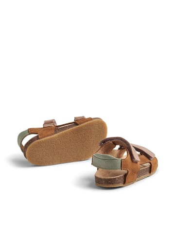 Wheat Sandalen "Corey" lichtbruin/lichtroze/groen
