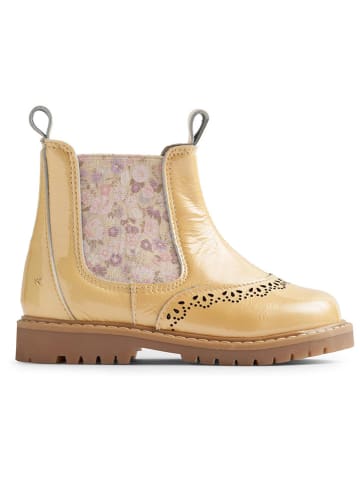 Wheat Leder-Chelsea-Boots in Gelb