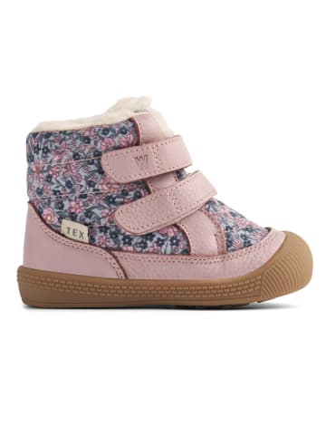 Wheat Leren winterboots "Daxi Tex" lichtroze/blauw