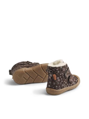 Wheat Skórzane botki zimowe "Snug Tex" w kolorze brązowym