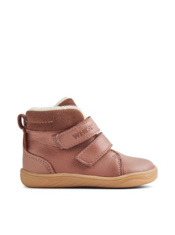 Wheat Leder-Winterboots "Sixan Tex" in Rosa/ Hellbraun