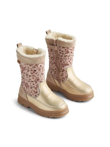 Wheat Leder-Winterboots "Koa Tex" in Gold