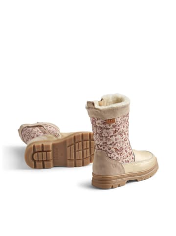 Wheat Skórzane botki zimowe "Koa Tex" w kolorze złotym