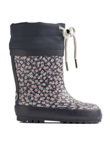 Wheat Gummistiefel in Dunkelblau/ Rosa