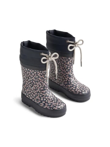 Wheat Gummistiefel in Dunkelblau/ Rosa