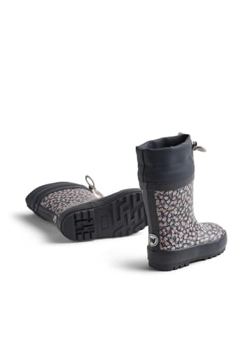 Wheat Gummistiefel in Dunkelblau/ Rosa