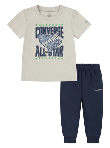 Converse 2-częściowy zestaw w kolorze kremowo-granatowym