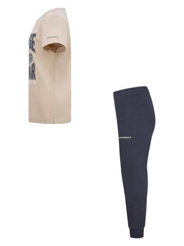 Converse 2tlg. Outfit in Beige/ Dunkelblau