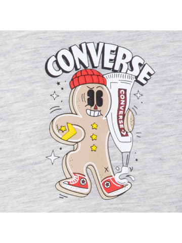 Converse Koszulka w kolorze szarym ze wzorem