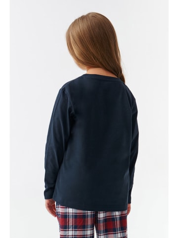 TATUUM Pyjama donkerblauw/bordeaux