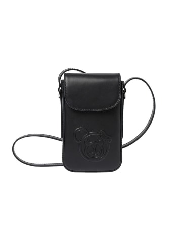 TATUUM Leren smartphonetas zwart - (B)11,5 x (H)18 x (D)4 cm