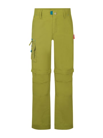 Trollkids Zipp-Off-Trekkinghose "Oppland" - Slim fit -  in Khaki