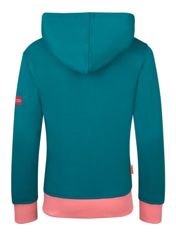 Trollkids Hoodie "Troll" in Blau/ Rosa
