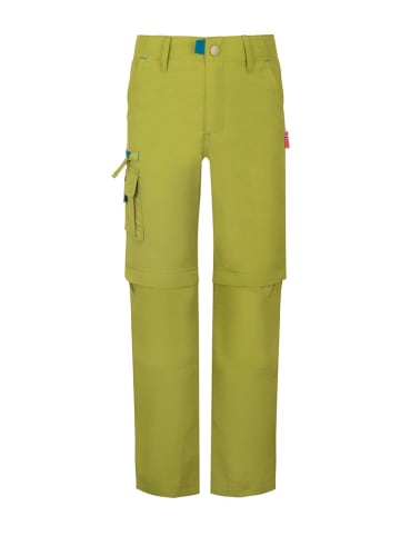 Trollkids Zipp-Off-Trekkinghose "Oppland" - Slim fit -  in Khaki
