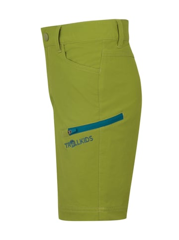 Trollkids Szorty softshellowe "Haugesund" w kolorze khaki