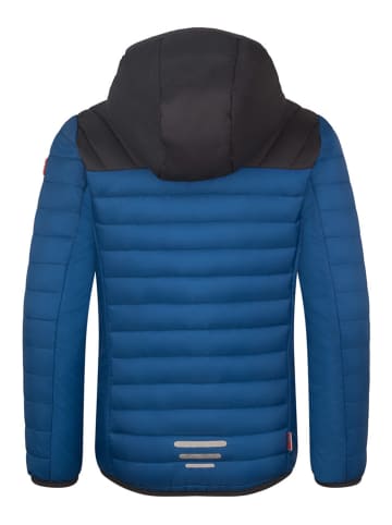 Trollkids Doorgestikte jas "Eikefjord" blauw/zwart