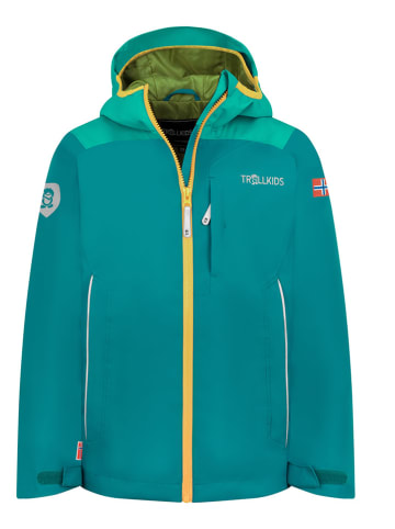 Trollkids Regenjas "Bergen" groen