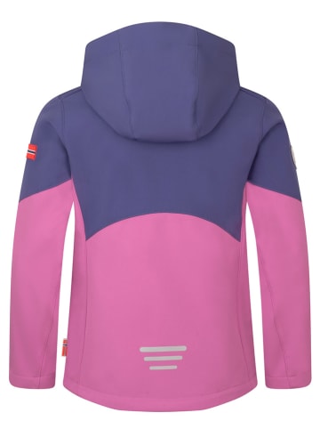 Trollkids Softshelljas "Balestrand" paars/lichtroze