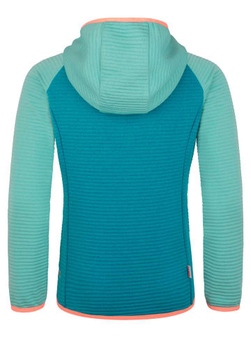 Trollkids Hybrid-Fleecejacke "Sirdal" in Hellblau/ Rosa
