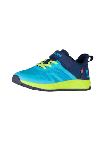 Trollkids Sneakers "Alesund" in Hellblau/ Dunkelblau/ Grün