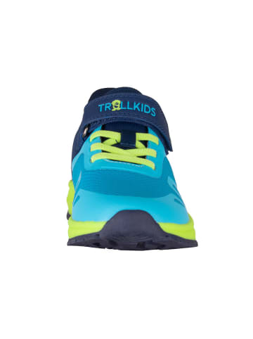 Trollkids Sneakers "Alesund" in Hellblau/ Dunkelblau/ Grün