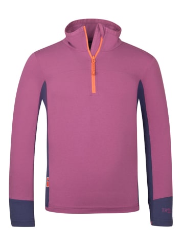 Trollkids Funktionsshirt "Steinkjer" in Lila/ Dunkelblau