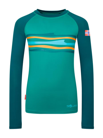 Trollkids Badeshirt "Haukland"  in Grün
