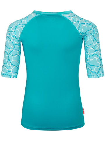 Trollkids Badeshirt "Haukland T" in Hellblau