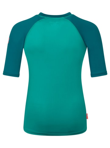 Trollkids Badeshirt "Haukland T" in Grün