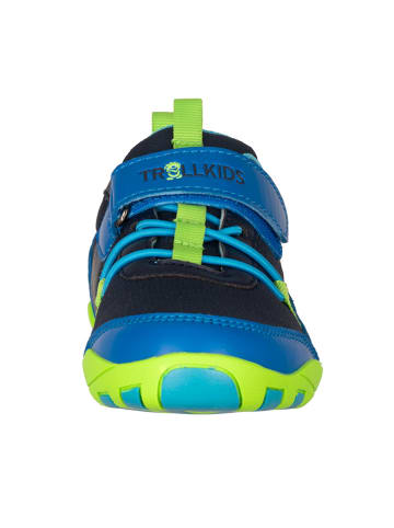 Trollkids Barfuß-Wanderschuhe "Skaland" in Blau/ Grün