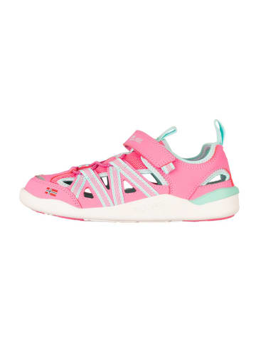 Trollkids Barefootenkelsandalen "Saltfjord" lichtroze/lichtblauw