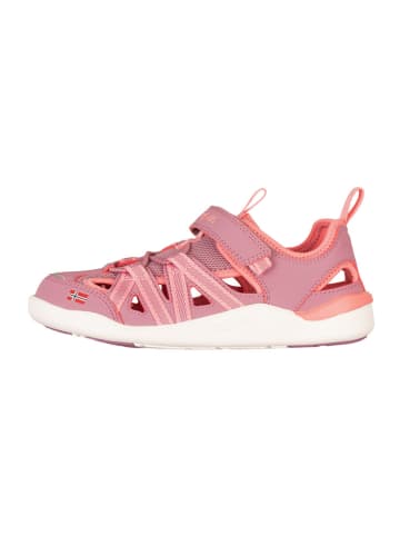 Trollkids Barefootenkelsandalen "Saltfjord" lichtroze/oranje