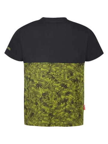 Trollkids Funktionsshirt "Flakstad T" in Khaki/ Schwarz