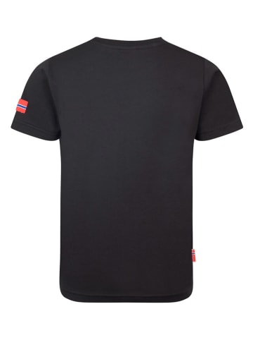 Trollkids Functioneel shirt "Windrose" zwart