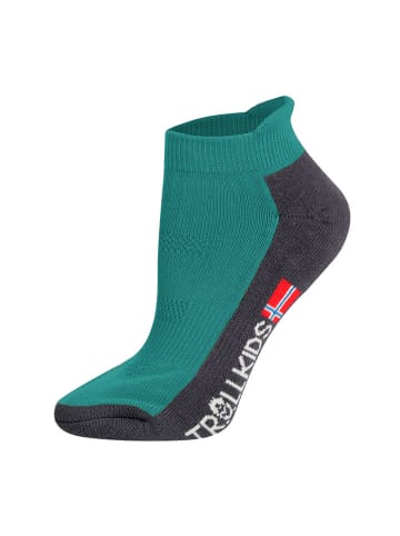 Trollkids Trekkingsokken groen/zwart
