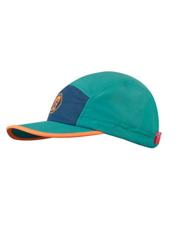 Trollkids Cap "Troll" in Grün/ Dunkelblau/ Orange