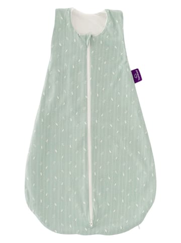 Träumeland Slaapzak "Blätter" turquoise - 1 TOG