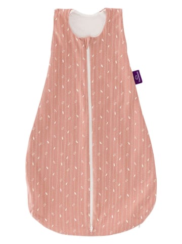 Träumeland Schlafsack "Blätter" in Rosa - 1 TOG