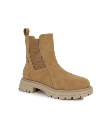 Kimberfeel Chelseaboots "Lise" lichtbruin