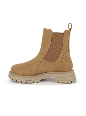 Kimberfeel Chelseaboots "Lise" lichtbruin
