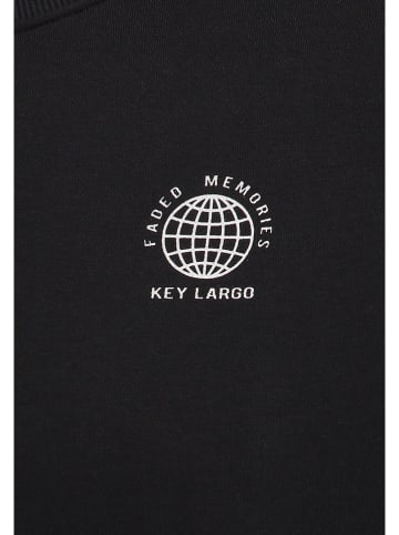 KEY LARGO Sweatshirt "Klfaded" in Schwarz