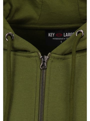 KEY LARGO Hoodie "West lake" in Grün
