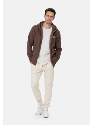 KEY LARGO Sweatjacke "Path" in Braun