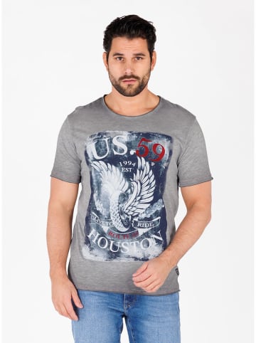 KEY LARGO Shirt "Houston" in Grau